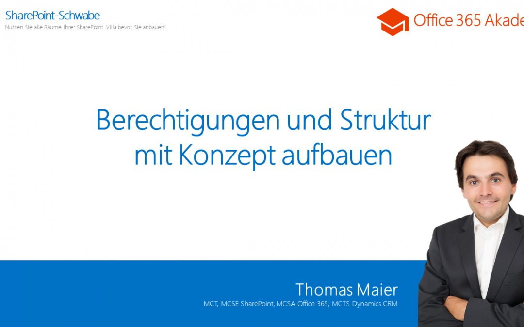 Thomas Maier´s Vortrag „Berechtigung und Struktur“ auf der ShareConf