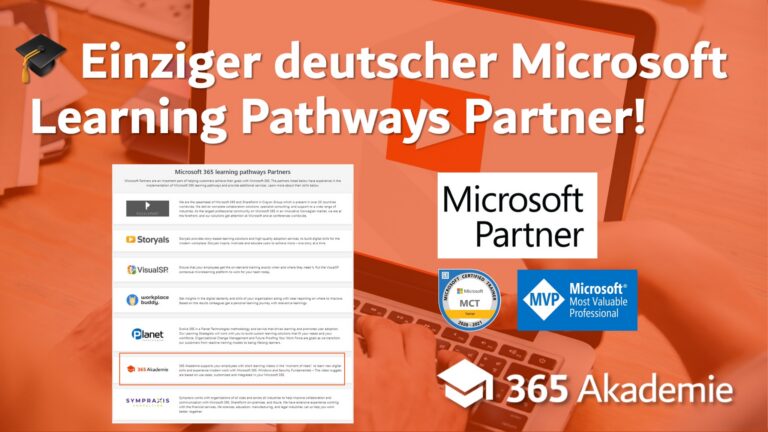 365 Akademie - Microsoft Learning Pathways Partner