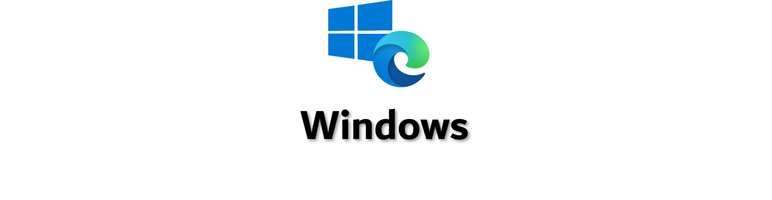 Windows und Edge Logo