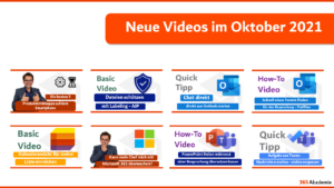 Neue Videos Oktober 2021