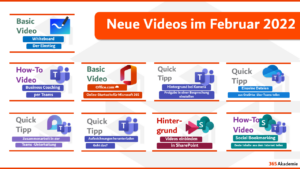 Entdecke unsere neuen Videos 🔍🎬 - Februar 2022 Beitragsbild