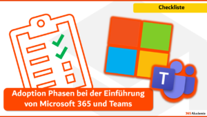 365 Akademie Checkliste – Adoption Phasen bei der Einführung von Microsoft 365 und Teams