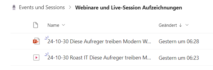 Bild Webinaraufzeichnung