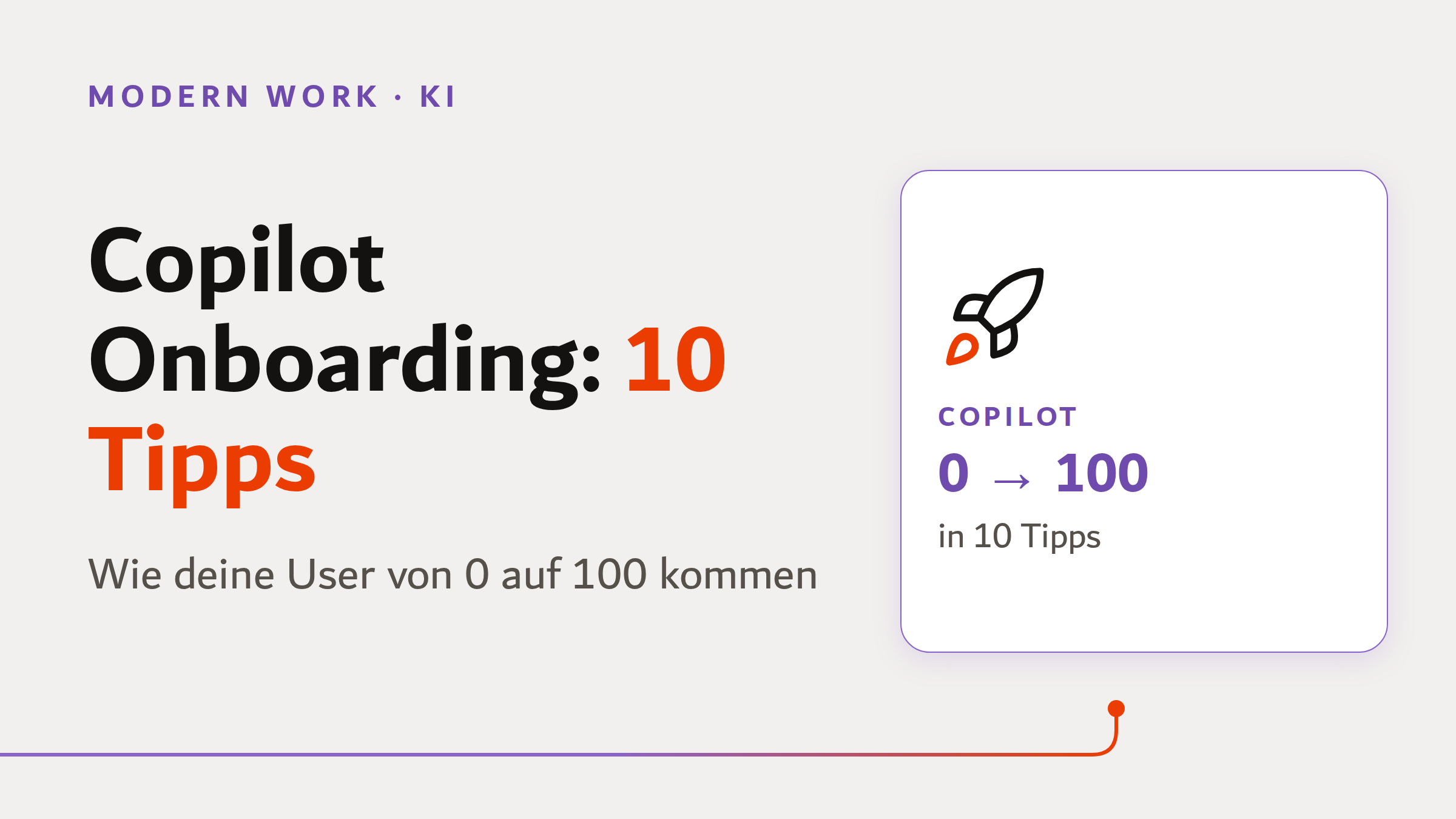Beitragsbild: Copilot Onboarding mit 10 Tipps, wie User von 0 auf 100 kommen